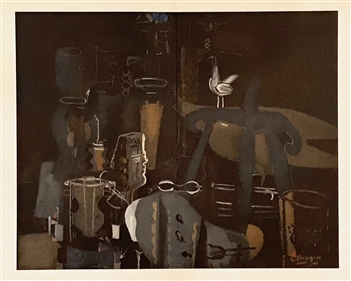 Georges Braque lithograph Atelier