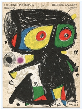 Joan Miro original lithograph (Couverture) 1979