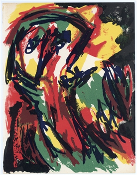 Karel Appel original lithograph, 1961