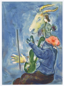 Marc Chagall "Printemps" (Spring) lithograph