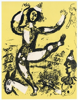 Marc Chagall original lithograph Le Cirque, Circus
