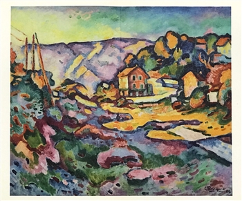 Georges Braque lithograph L'Estaque