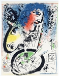 Marc Chagall "Self Portrait" original lithograph