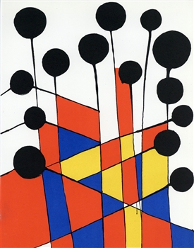 Alexander Calder original lithograph 1971