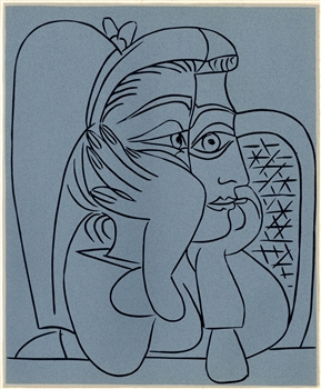 Pablo Picasso linocut 1962