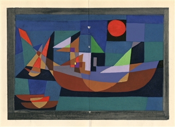 Paul Klee pochoir printed by Jacomet