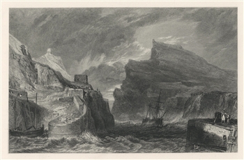 J. M. W. Turner engraving Boscastle