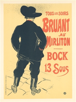 Toulouse-Lautrec lithograph poster