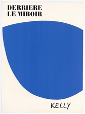 Ellsworth Kelly original lithograph, 1958, derriere