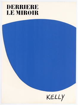 Ellsworth Kelly original lithograph, 1958, derriere