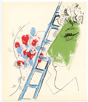 Marc Chagall The Ladder original lithograph