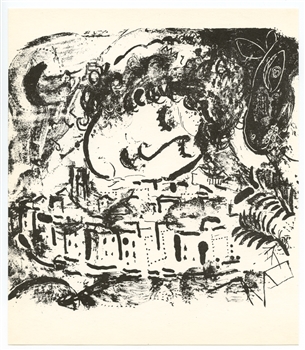 Marc Chagall The Village original lithograph