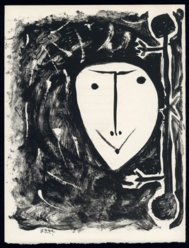 Pablo Picasso lithograph Elegy of Ihpetonga