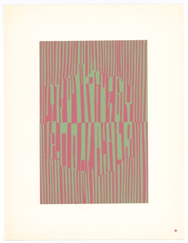 Josef Albers silkscreen | Interaction of Color, 1963
