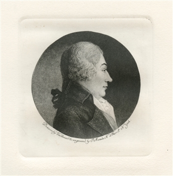 Charles Saint-Memin engraving Joseph Parker 1799