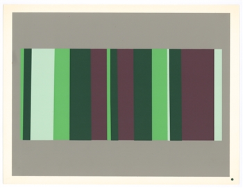 Josef Albers silkscreen | Interaction of Color, 1963