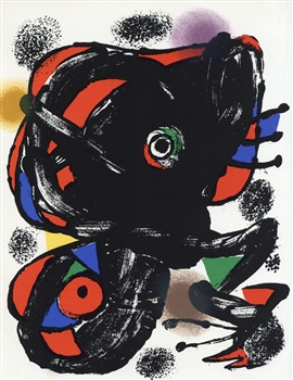 Joan Miro original lithograph, 1976