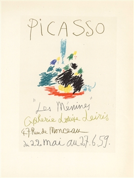 Pablo Picasso lithograph poster Mourlot