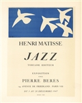 Henri Matisse lithograph poster "Jazz"