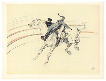 Toulouse-Lautrec  lithograph Circus Cirque