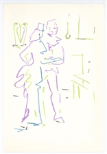 Jean Cocteau original lithograph