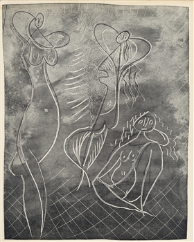 Pablo Picasso zincograph for La Chevre-Feuille