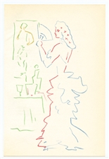 Jean Cocteau original lithograph