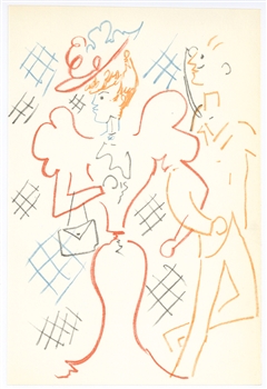 Jean Cocteau original lithograph