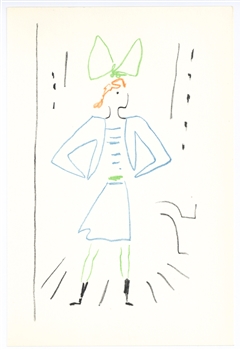 Jean Cocteau original lithograph