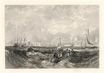 J. M. W. Turner engraving Portsmouth