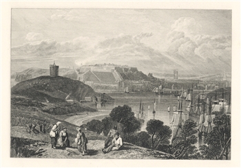 J. M. W. Turner engraving Plymouth