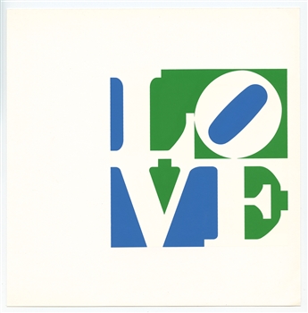 Robert Indiana LOVE silkscreen (Trilove)