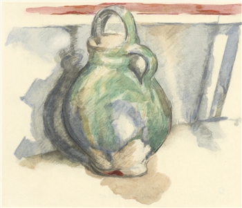Paul Cezanne pochoir La cruche verte