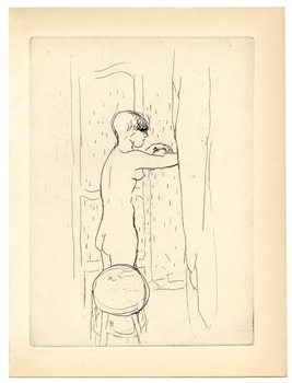 Pierre Bonnard etching Toilette 1927