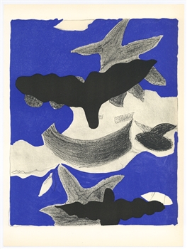 Georges Braque lithograph | Oiseaux