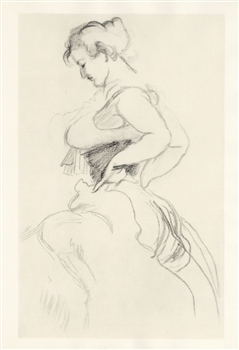 Toulouse-Lautrec lithograph Le Corset