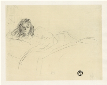 Toulouse-Lautrec lithograph Mademoiselle Popo