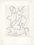 Jean Hans Arp original etching for Paroles Peintes, 1965