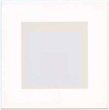 Josef Albers serigraph Gray Instrumentation