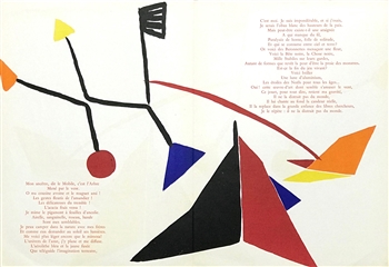 Alexander Calder original lithograph