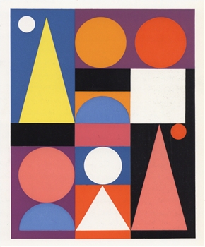 Auguste Herbin serigraph