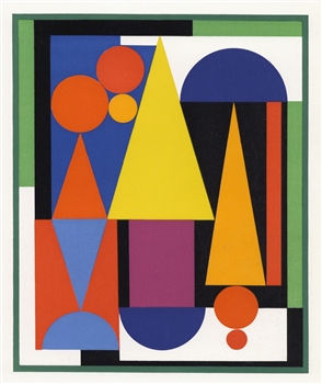 Auguste Herbin serigraph