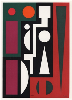 Auguste Herbin serigraph