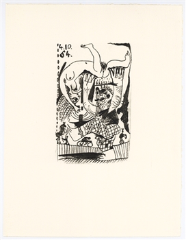 Picasso lithograph Gout du Bonheur