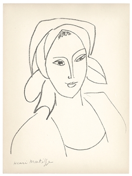 Henri Matisse lithograph Catherinette
