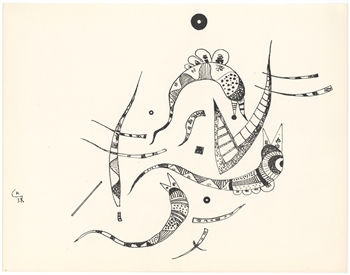 Wassily Kandinsky lithograph for XXe Siecle