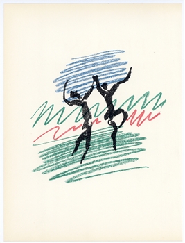 Pablo Picasso Dancers original lithograph