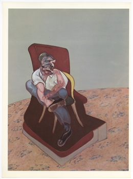 Francis Bacon lithograph Lucian Freud