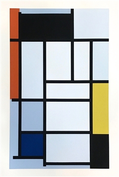 Piet Mondrian serigraph