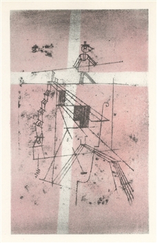 Paul Klee pochoir Tightrope Walker